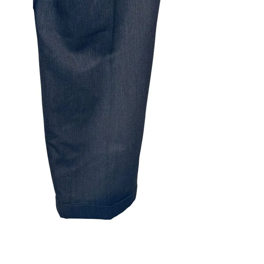 J. Peterman Men's Dress Pants Wool Cuffed Pleated & Cuffed Front Trousers Sz. 34
